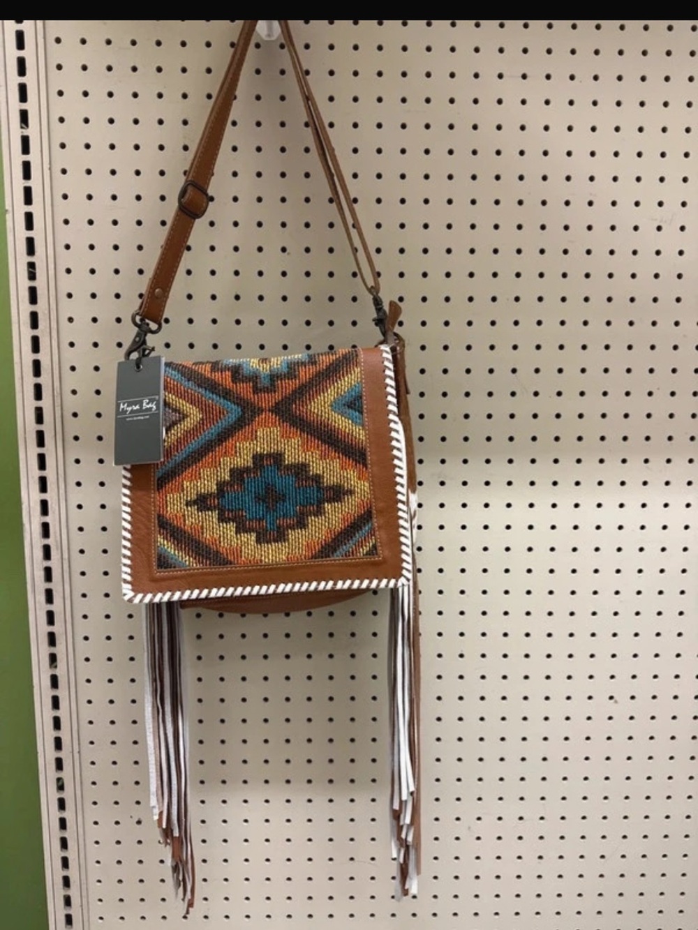 New Myra Boho Chic Leather and Hairon bag